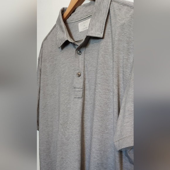Linksoul Gray Polo Classic Knit Short Sleeve - Picture 4 of 5